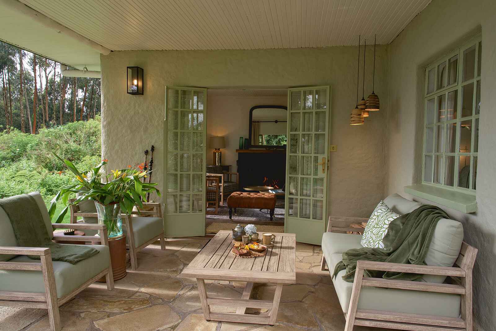 Wilderness Sabyinyo: Terrasse einer Suite Wilderness Sabyinyo: Terrasse einer Suite