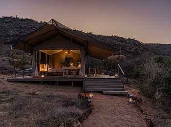 Basecamp Samburu: Abendstimmung Basecamp Samburu: Abendstimmung