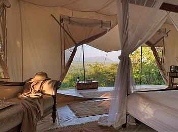 Cottar's 1920s Safari Camp: Zelt-Interieur