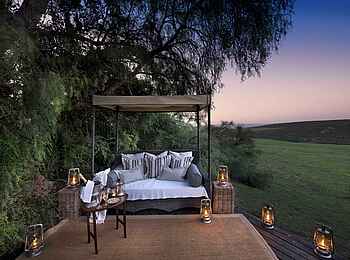 Gorah Elephant Camp: Das Aussichtsdeck Gorah Elephant Camp: Das Aussichtsdeck