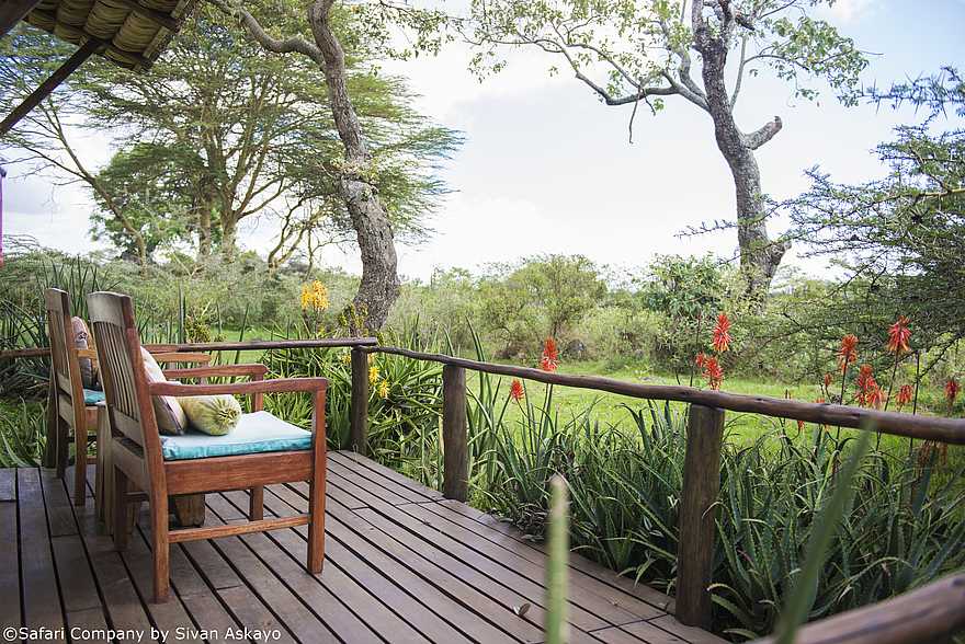 Hatari Lodge: Private Veranda Hatari Lodge: Private Veranda