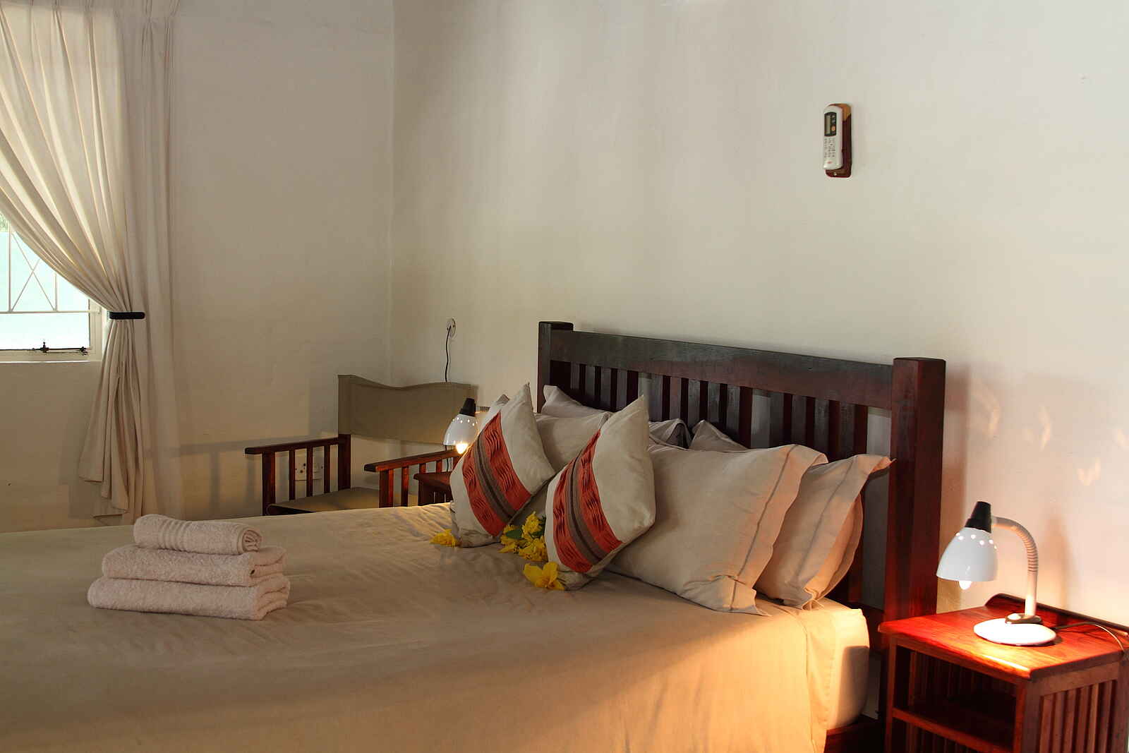 Island Safari Lodge: Doppelbett Island Safari Lodge: Doppelbett