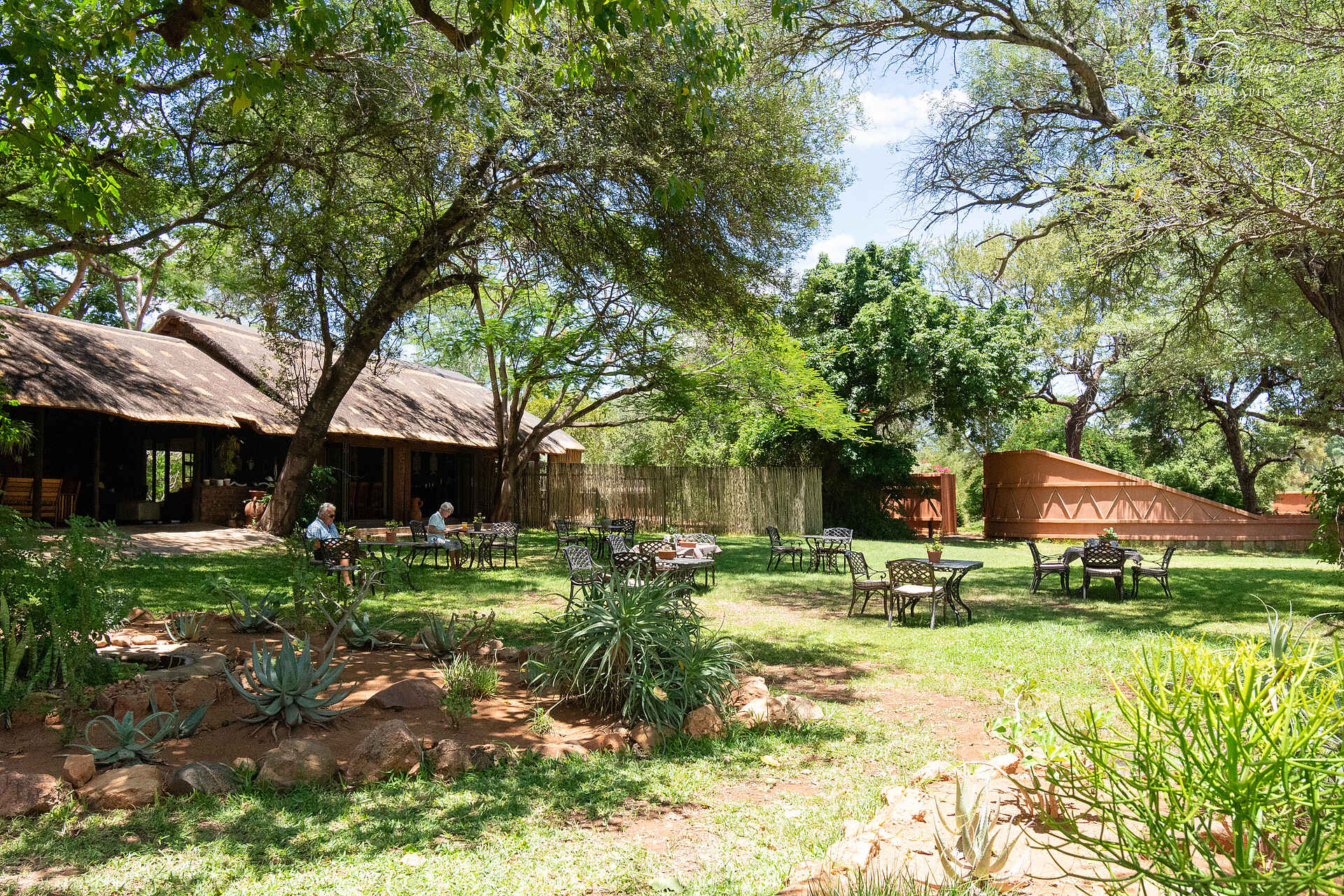 Mohlabetsi Safari Lodge: Der Garten