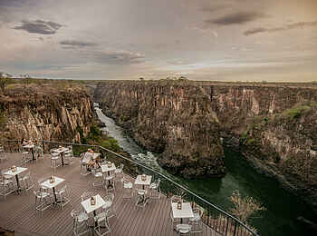 Old Drift Lodge: Besuch des Lookout Cafes Old Drift Lodge: Besuch des Lookout Cafes