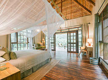 Primate Lodge Kibale: Gästeunterkunft mit Aussicht