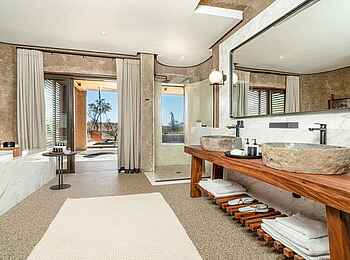 Sabi Sabi Earth Lodge: Lux Suite Badezimmer Sabi Sabi Earth Lodge: Lux Suite Badezimmer