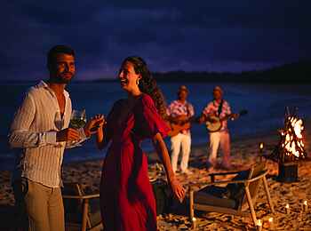 Shandrani Beachcomber Resort and Spa: Strandparty Shandrani Beachcomber Resort and Spa: Strandparty