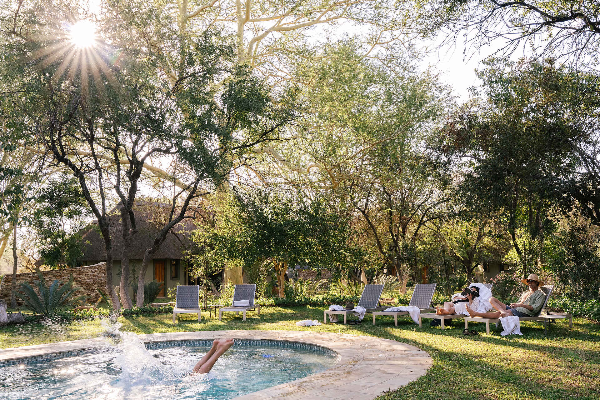 Simbavati Camp George: Der Pool