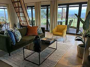 Simbavati Fynbos on Sea Lodge: Blick in die Gästelounge Simbavati Fynbos on Sea Lodge: Blick in die Gästelounge