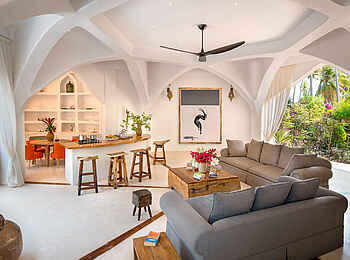 Xanadu Villas: Wohnbereich der Mbingu Villa Xanadu Villas: Wohnbereich der Mbingu Villa