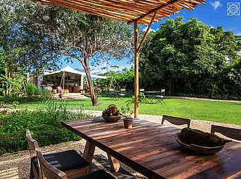 Zuri Zanzibar: Terrasse im Gewürzgarten