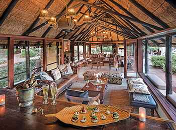 King's Camp: Blick von der Bar King's Camp: Blick von der Bar