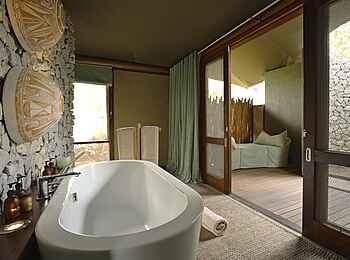 &Beyond Ngala Tented Camp: Badewanne