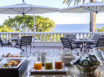 Ellerman House: Frühstücksterrasse Ellerman House: Frühstücksterrasse