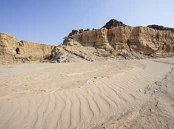 Hoanib Skeleton Coast Camp: Ausgetrocknetes Flussbett Hoanib Skeleton Coast Camp: Ausgetrocknetes Flussbett
