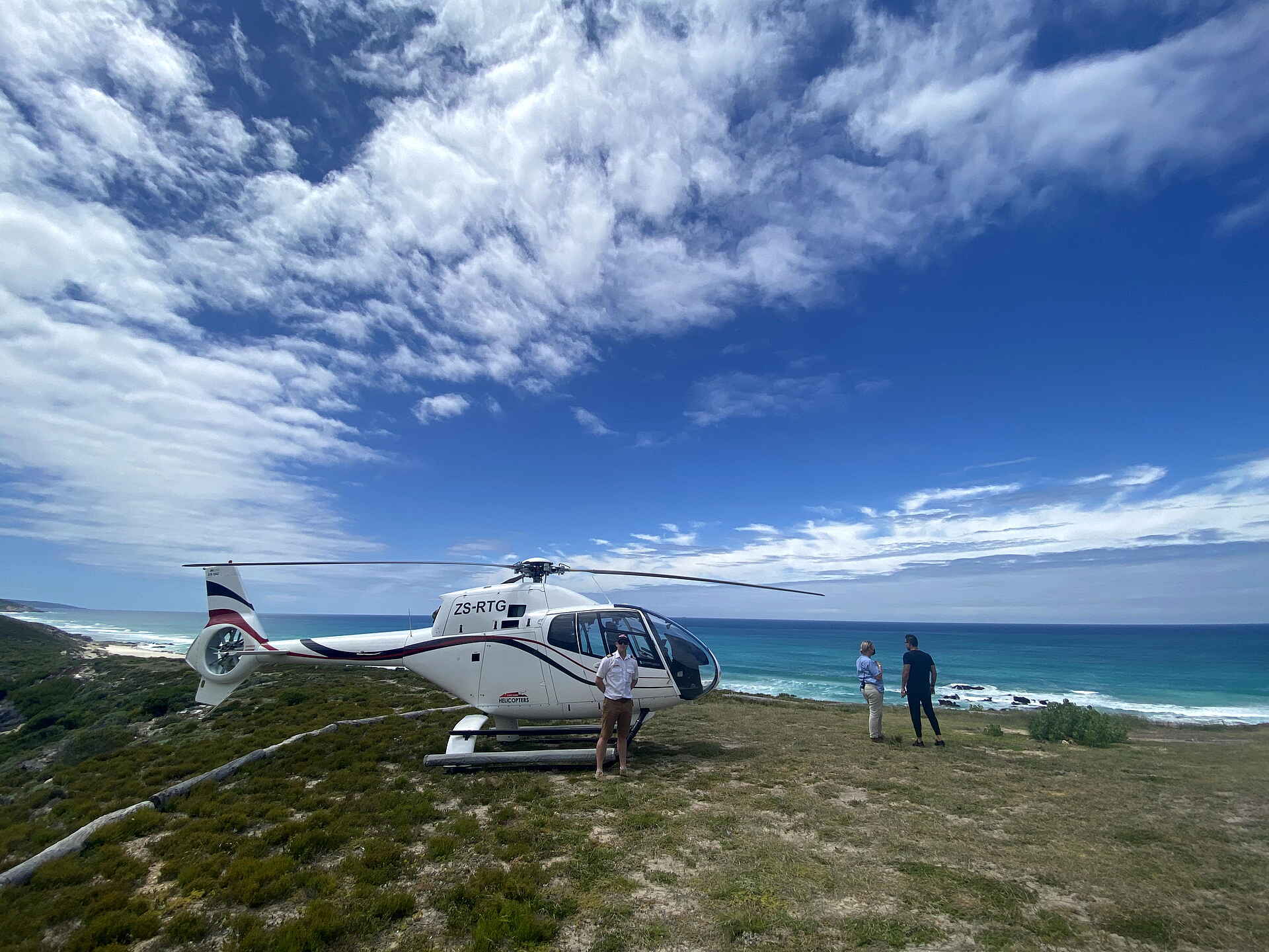 Lekkerwater Beach Lodge: Helikopterflug