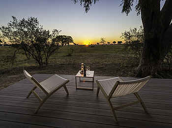 Linkwasha Camp: Perfekter Sundowner-Spot