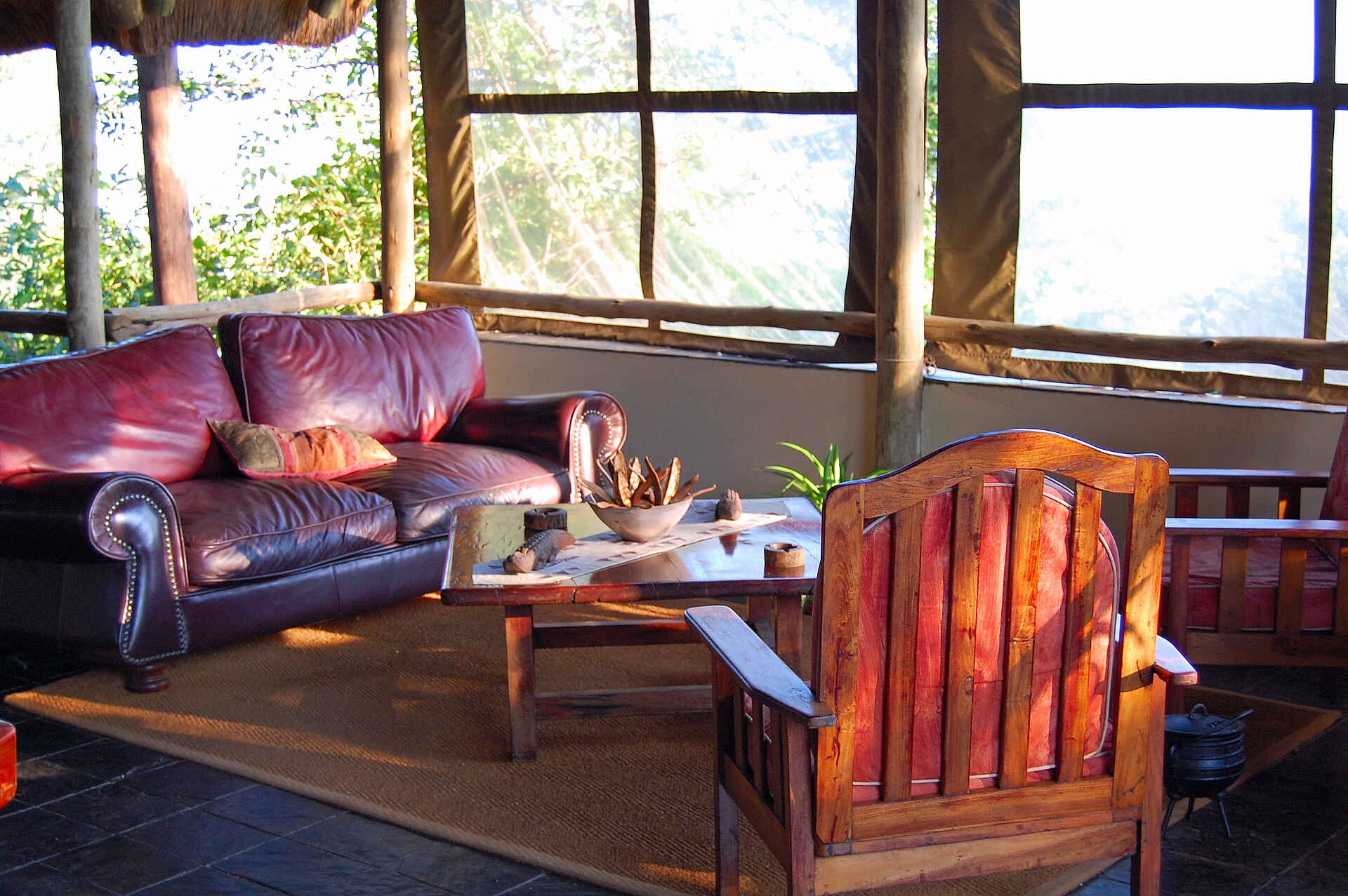 Chobe National Park, Chobe River, Liambezi, Muchenje Safari Lodge, Lounge, Chobe River Front