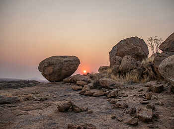 Ondudu Safari Lodge: Sonnenuntergang