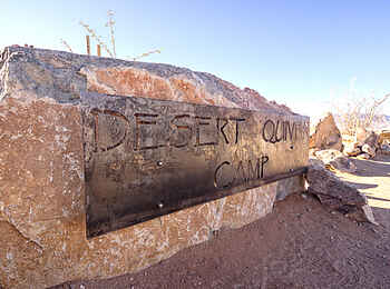 Desert Quiver Camp: Am Eingang