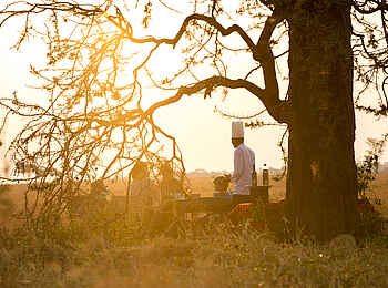 Kubu Kubu Tented Camp: Essen in der ursprünglichen Natur