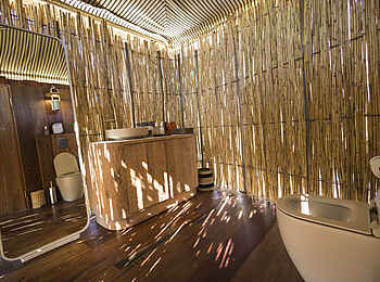 Monachira Camp: Gästebad Monachira Camp: Gästebad