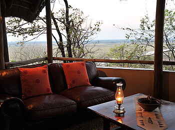 Muchenje Safari Lodge: Sitzecke