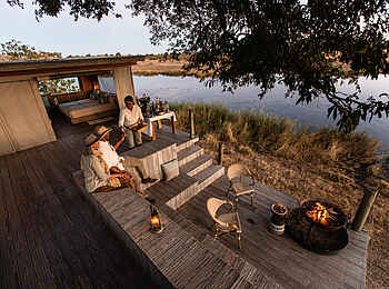 Savuti Camp: Savuti Camp: Starbed Terrasse
