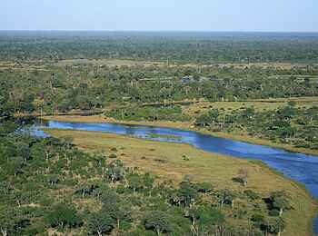 Savuti Camp: Luftbild