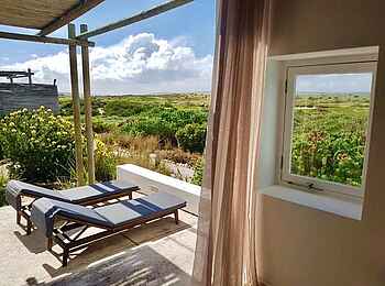 Strandloper Ocean Boutiquehotel: Nature King Suite Terrasse