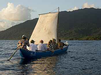 Masoala Forest Lodge: Im Boot Masoala Forest Lodge: Im Boot