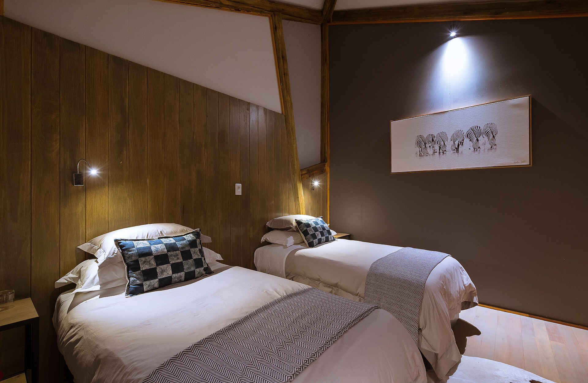 Familienzimmer, Kwando Splash, NG20, Okawango-Delta, Twinbeds, Afrikarma, Afrikarma Safaris, Afrikarma Safaris - Wildnis. Hautnah, Afrikarma.de