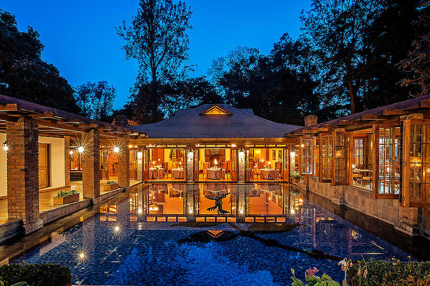 Arusha Coffee Lodge: Main Area mit Pool Arusha Coffee Lodge: Main Area mit Pool