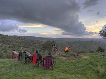 Borana Lodge: Der Sundowner Borana Lodge: Der Sundowner