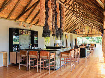 Kanana-Nyana-Camp: Blick auf die Bar