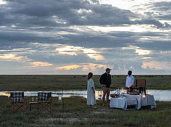 King Lewanika Lodge: Sundowner King Lewanika Lodge: Sundowner