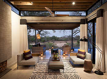 Lion Sands Ivory Lodge: Aussicht aus der Suite