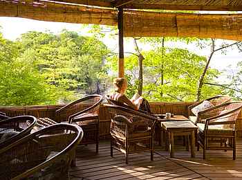 Mumbo Island Camp: In der Lounge