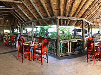 Nata Lodge: Restaurantpanorama Nata Lodge: Restaurantpanorama