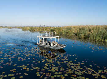 Setari Camp: Auf dem Boot