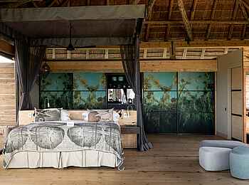 Vumbura Plains Camp: Suite Blick hinein