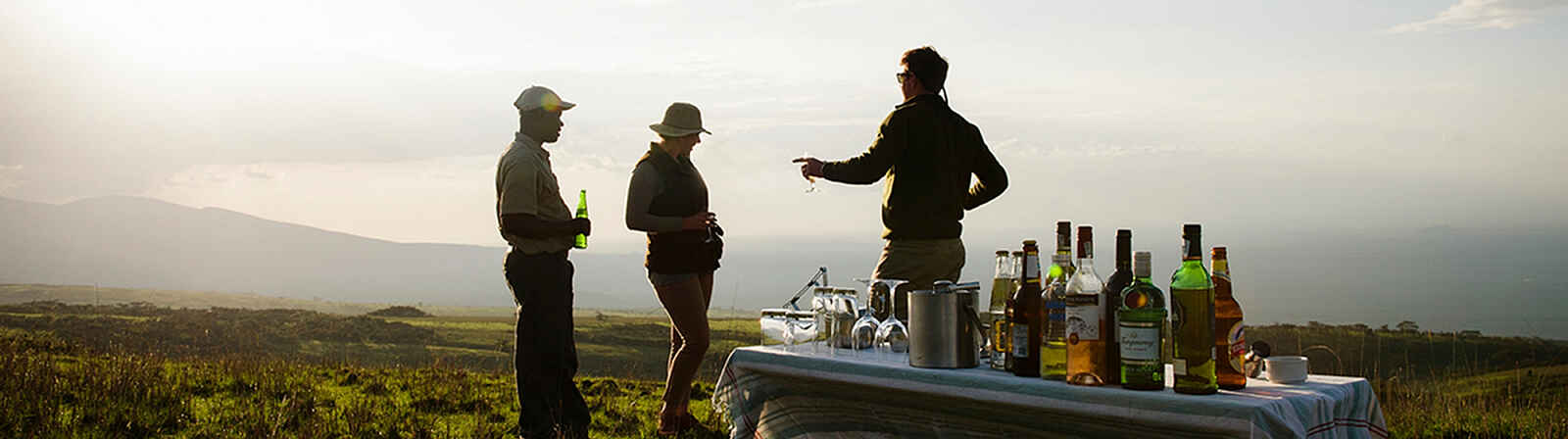 Entamanu Ngorongoro Camp: Sundowner-Picknick Entamanu Ngorongoro Camp: Sundowner-Picknick