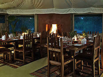 Kicheche Laikipia Camp: Gedeckte Tische