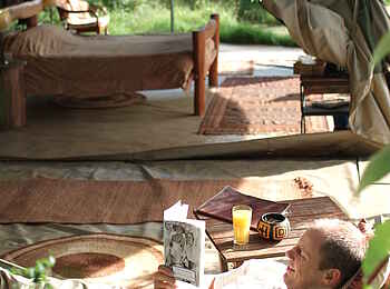 Kicheche Mara Camp: Private Terrasse Kicheche Mara Camp: Private Terrasse