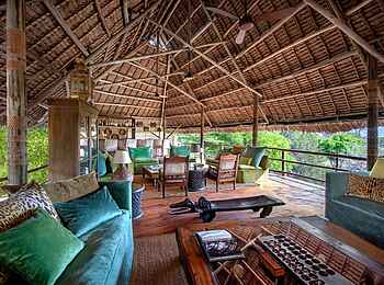 Laba Siwandu Camp: Gemütliche Lounge