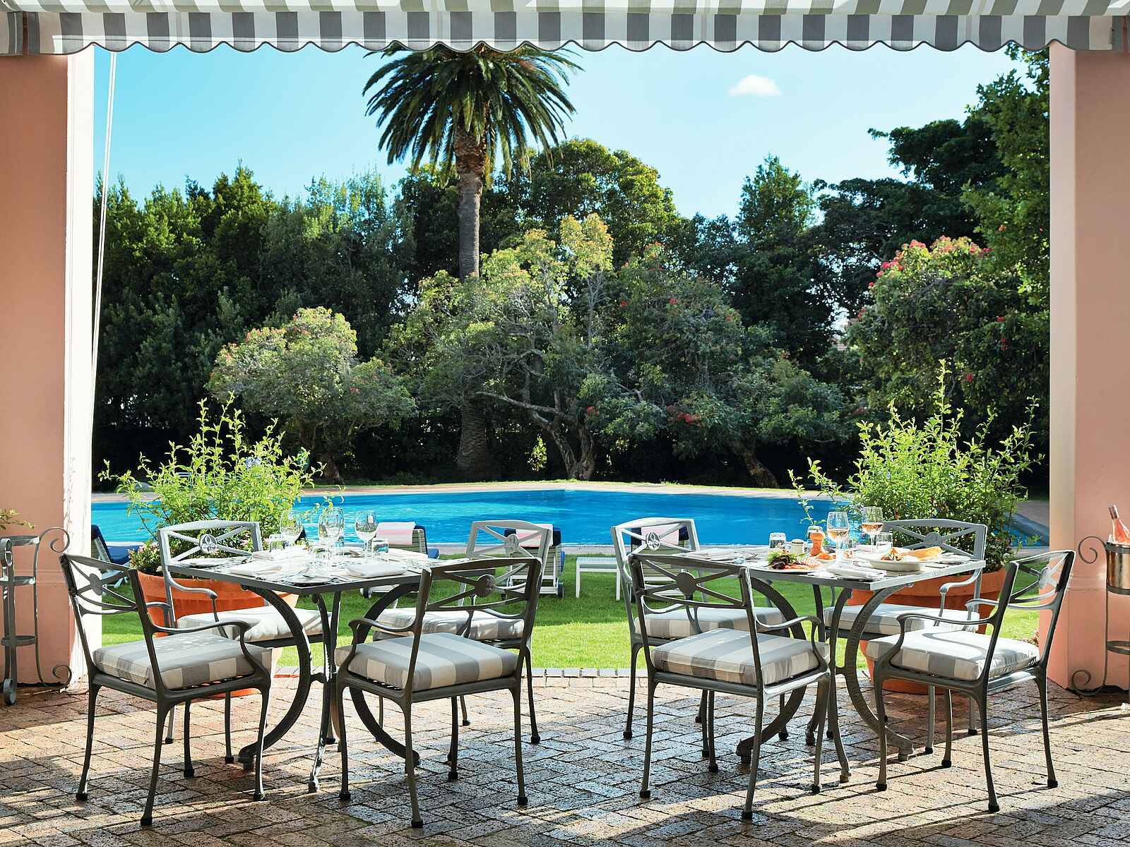 Belmond Mount Nelson Hotel: Terrasse mit Pool Belmond Mount Nelson Hotel: Terrasse mit Pool