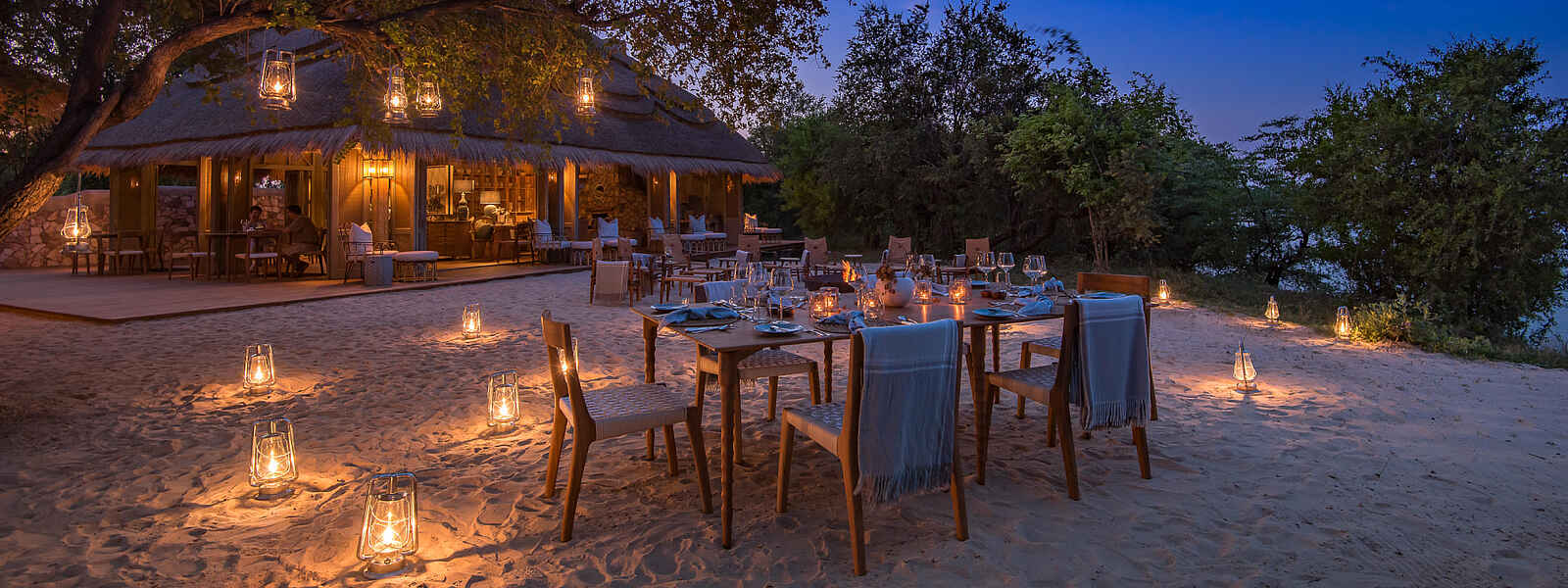 Mpala Jena Camp: Abendstimmung Mpala Jena Camp: Abendstimmung