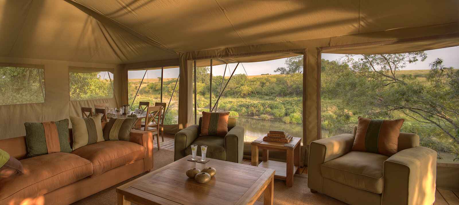 Rekero Camp: Lounge Rekero Camp: Lounge