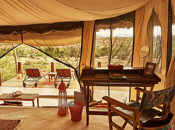 Sasaab Camp: Blick nach draußen Sasaab Camp: Blick nach draußen