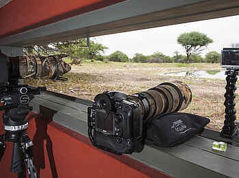 Anderssons At Ongava: Im Beobachtungsunterstand Anderssons At Ongava: Im Beobachtungsunterstand